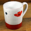 Mug droit - Coquelicot